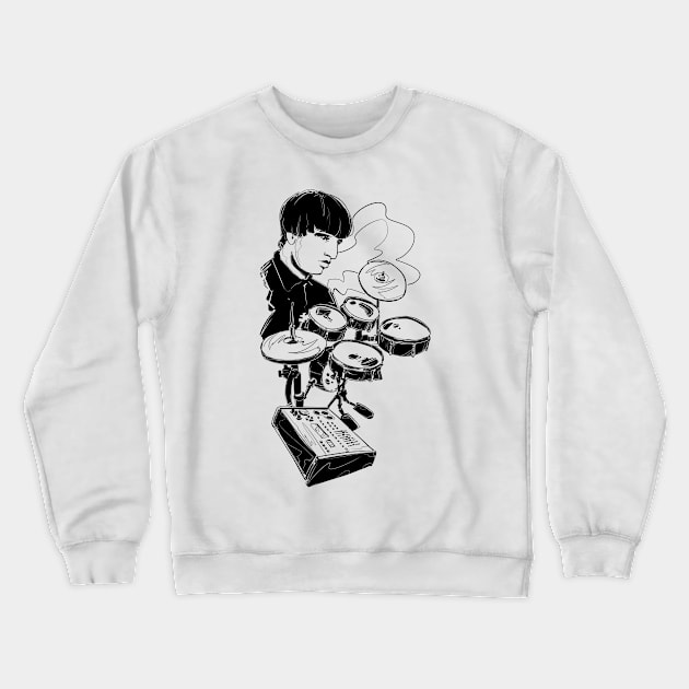 Drummer Crewneck Sweatshirt by vanpaul54